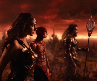 Une scène du film Justice League