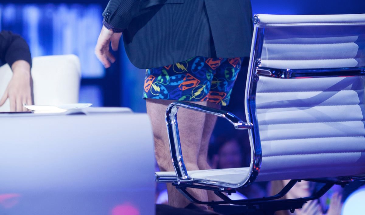 Éric Salvail respecte sa promesse et anime en boxeur