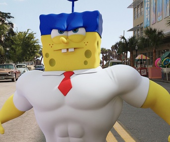 Une scène du film The SpongeBob Movie: Sponge Out of Water
