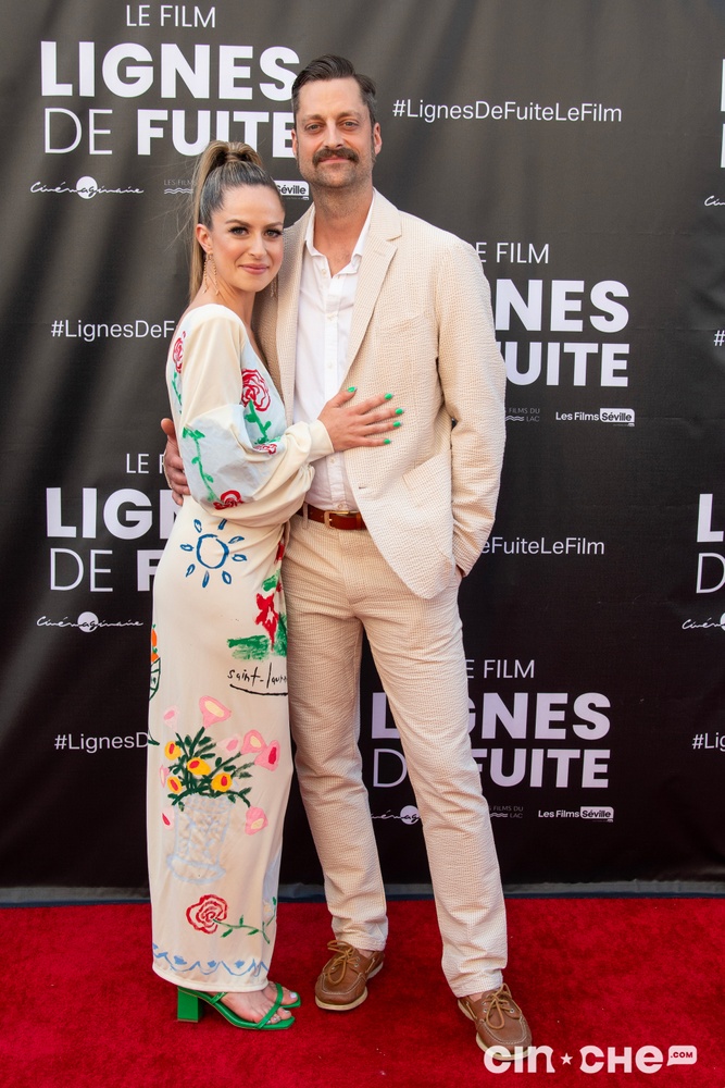 Sur le tapis rouge du film Lignes de fuite