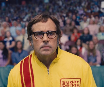 Une scène du film Battle of the Sexes