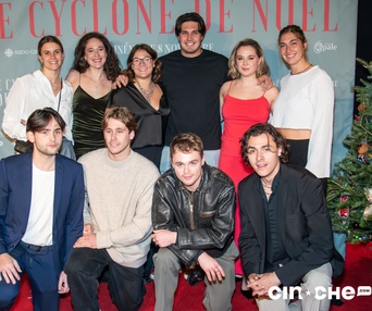 Tapis rouge du film Le cyclone de Noël