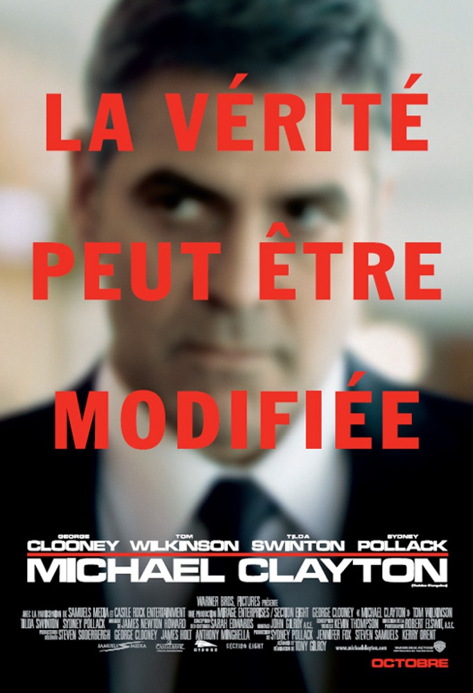 Galerie - Exclusif : Bande-annonce et affiche en français de Michael Clayton
