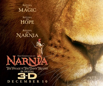 Affiche du film The  Chronicles of Narnia: The Voyage of the Dawn Treader