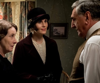 Une scène du film Downton Abbey