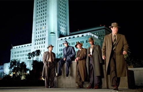 Josh Brolin, Robert Patrick, Ryan Gosling, Michael Peña et Anthony Mackie dans Gangster Squad