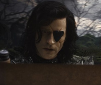 Une scène du film Alice in Wonderland
