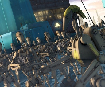 Scène du film Star Wars: The Clone Wars