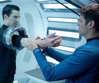 Une scène du film Star Trek Into Darkness