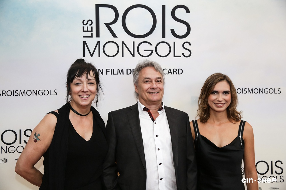Sur le tapis rouge du film Les rois mongols