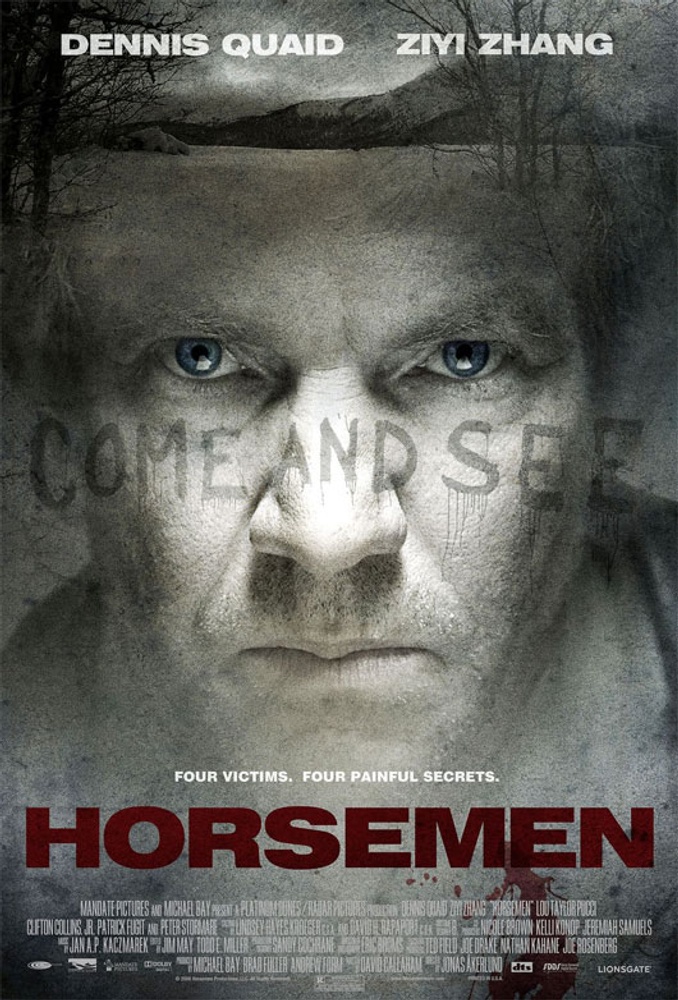 Galerie - Affiche du suspense d'épouvante The Horsemen