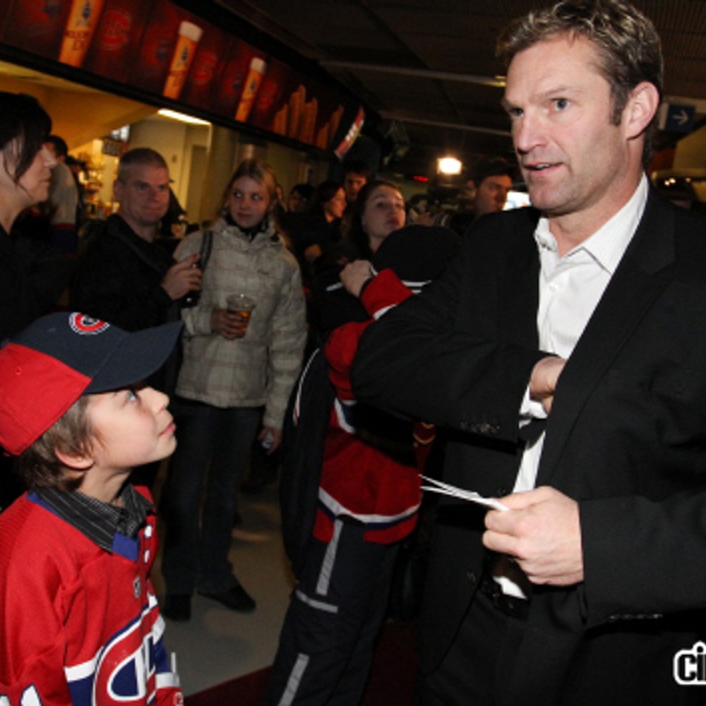 Kirk Muller sur le tapis rouge de Pour toujours... les Canadiens