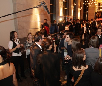 Sur le tapis rouge de The Artist