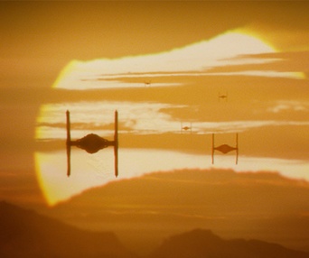 Une scène du film Star Wars: The Force Awakens