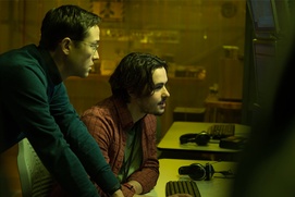 Une scène du film Snowden Une scène du film Snowden