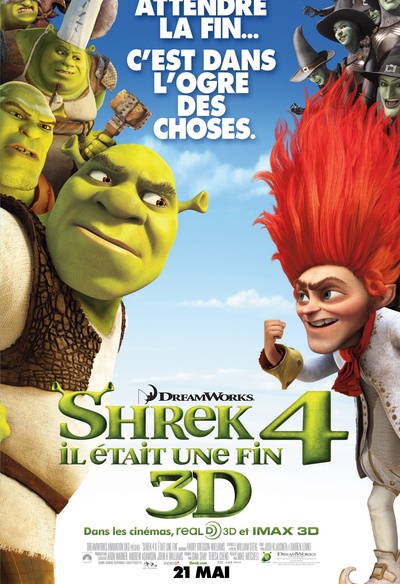 Affiche du film Shrek 4 il était une fin