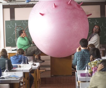 Une scène du film Les profs