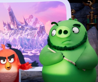 Une scène du film The Angry Birds Movie 2