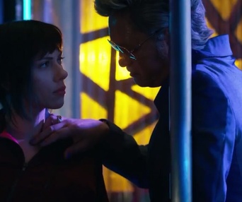Une scène du film Ghost in the Shell