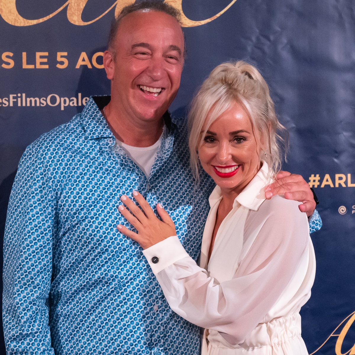 Sur le tapis rouge du film Arlette