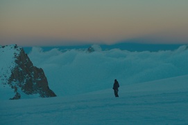Une scène du film La montagne