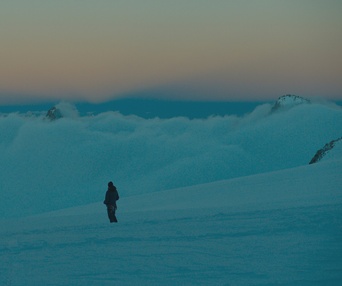 Une scène du film La montagne