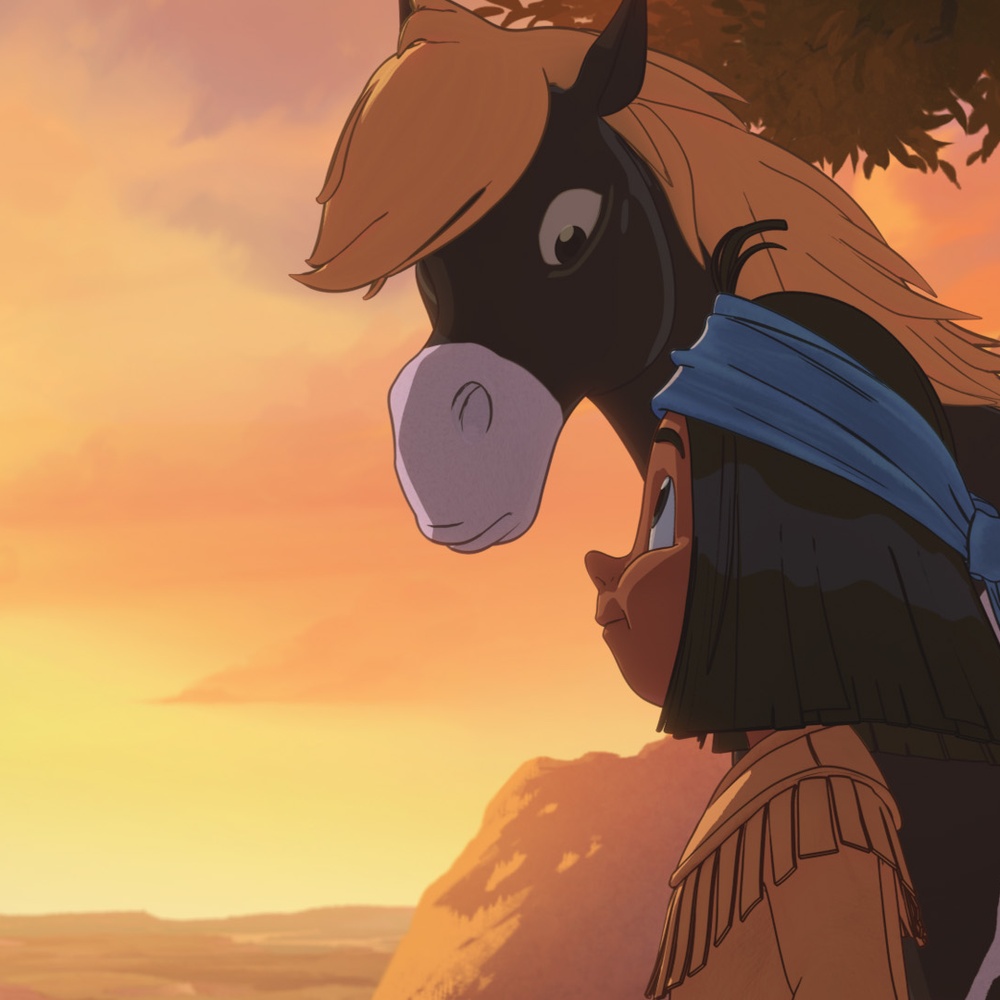 Une scène du film Yakari, la grande aventure
