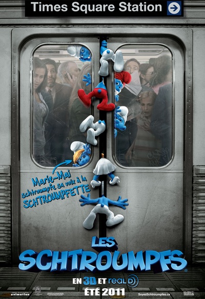 Affiche du film Les Schtroumpfs