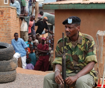 Scène du film Un dimanche à Kigali