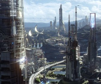 Une scène du film Tomorrowland