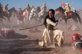 Une scène du film The Warrior Queen of Jhansi