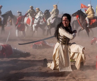 Une scène du film The Warrior Queen of Jhansi