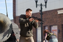 Une scène du film Red Dawn Une scène du film Red Dawn