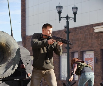 Une scène du film Red Dawn