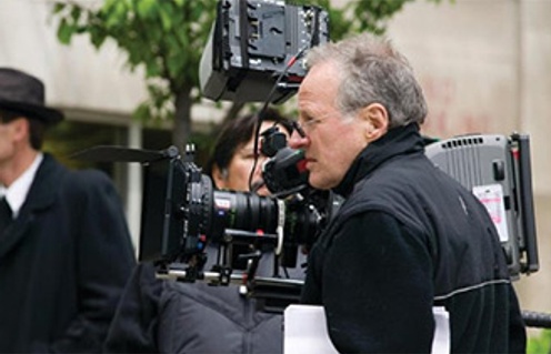 Michael Mann sur le plateau de Public Enemies