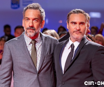 Sur le tapis rouge du film Joker au TIFF 2019