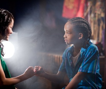 Une scène du film The Karate Kid
