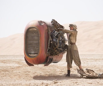 Une scène du film Star Wars: The Force Awakens