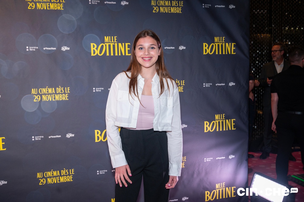 Tapis rouge du film Mlle Bottine