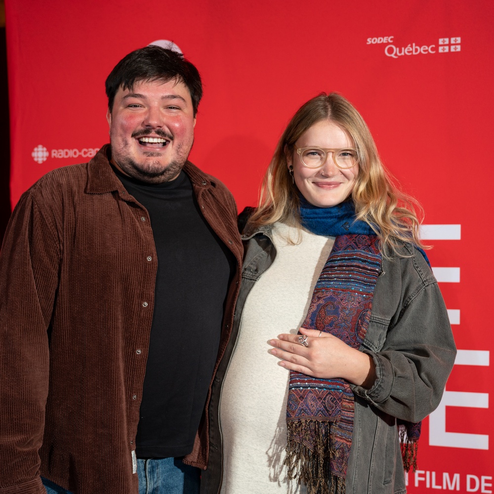 Émile Bilodeau et sa conjointe
