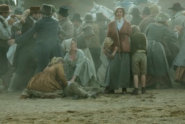 Une scène du film Peterloo