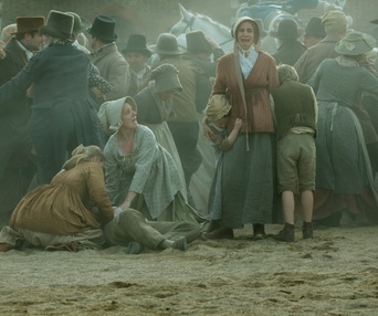 Une scène du film Peterloo