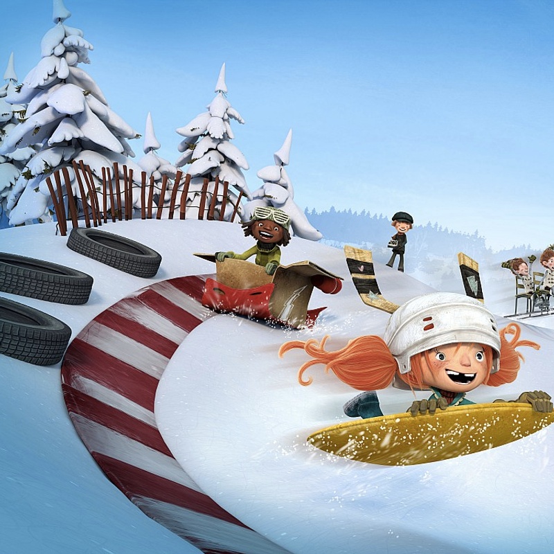 Une scène du film La course des tuques