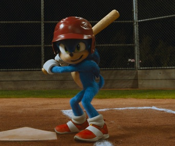 Une scène du film Sonic the Hedgehog