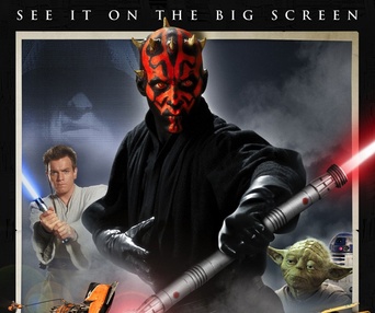 Affiche du film Star Wars épisode 1: La menace fantôme