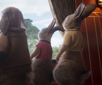 Une scène du film Peter Rabbit 2: The Runaway