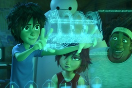 Une scène du film Big Hero 6
