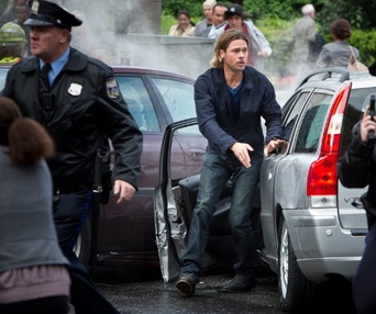 Une scène du film World War Z
