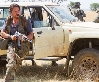Une scène du film Machine Gun Preacher