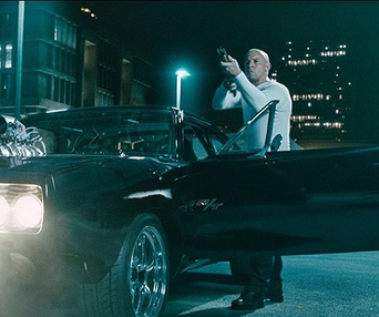 Une scène du film Furious 7